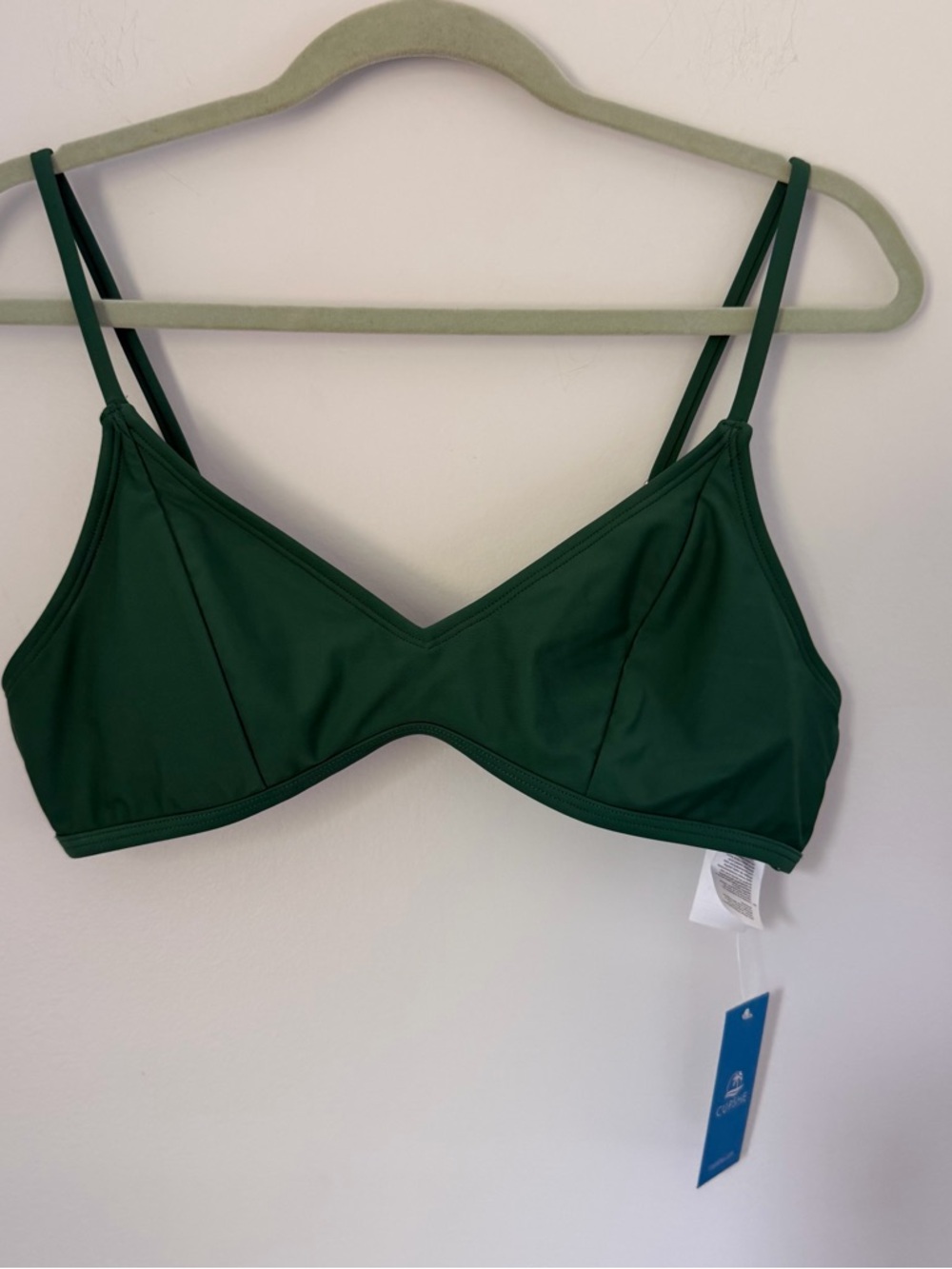 Cupshe Deep Green Women's Bralette Swim Top